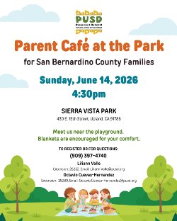 cafe at the park announcement
